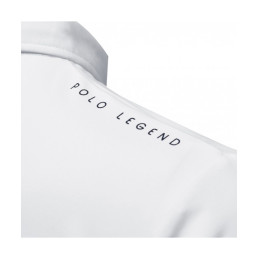 POLO URBANO MANCHES LONGUES BLANC FLAG'SetCUP