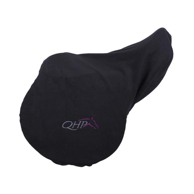 COUVRE SELLE POLAIRE NOIR QHP