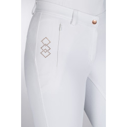 PANTALON ALEXIS BLANC ROSEGOLD HKM