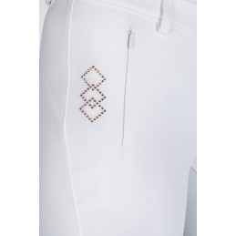 PANTALON ALEXIS BLANC ROSEGOLD HKM