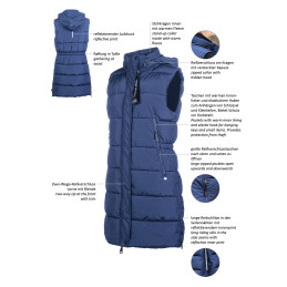 GILET SANS MANCHES LONG MISTY HKM