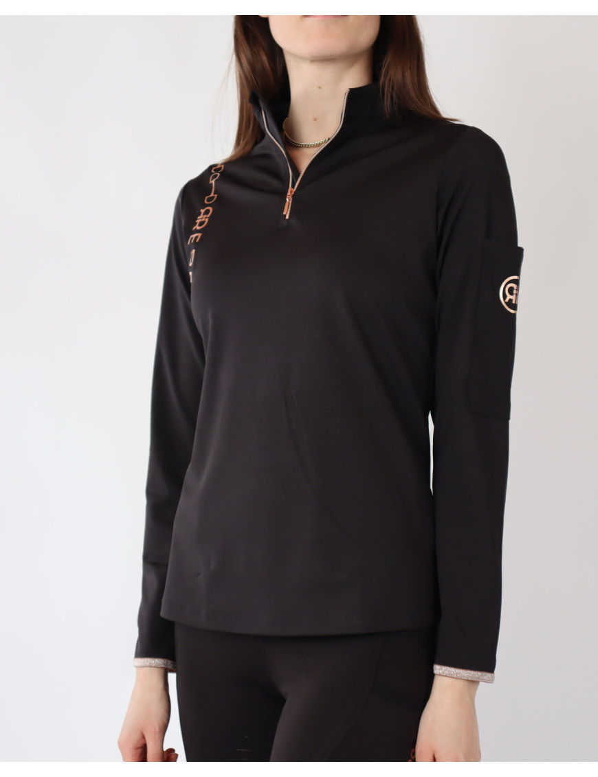 POLO MANCHES LONGUES ZIPPE BID-CHAIN REBEL