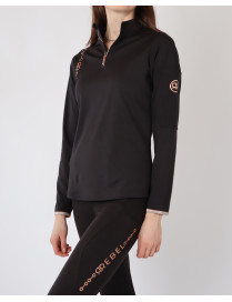 POLO MANCHES LONGUES ZIPPE BID-CHAIN REBEL