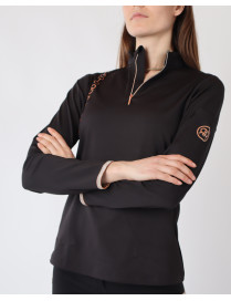 POLO MANCHES LONGUES ZIPPE BID-CHAIN REBEL