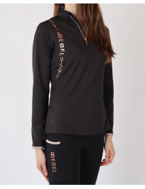 POLO MANCHES LONGUES ZIPPE BID-CHAIN REBEL