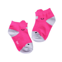 CHAUSSETTES MICKEY FUSCHIA 6-12 MOIS QHP