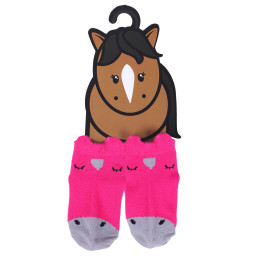 CHAUSSETTES MICKEY FUSCHIA 6-12 MOIS QHP