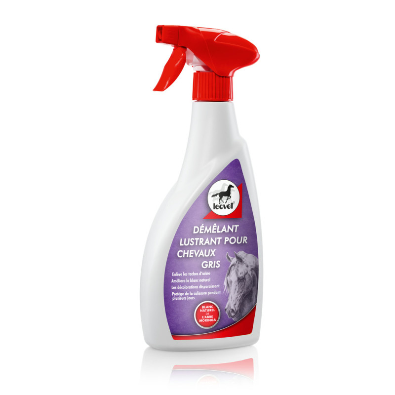 SPRAY DEMELANT CHEVAUX GRIS 550ML LEOVET