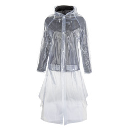 IMPERMEABLE TRANSPARENT AVEC FENTE HKM