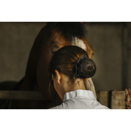 RESILLE FLORAL NOIRE EQUITHEME