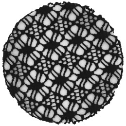 RESILLE FLORAL NOIRE EQUITHEME