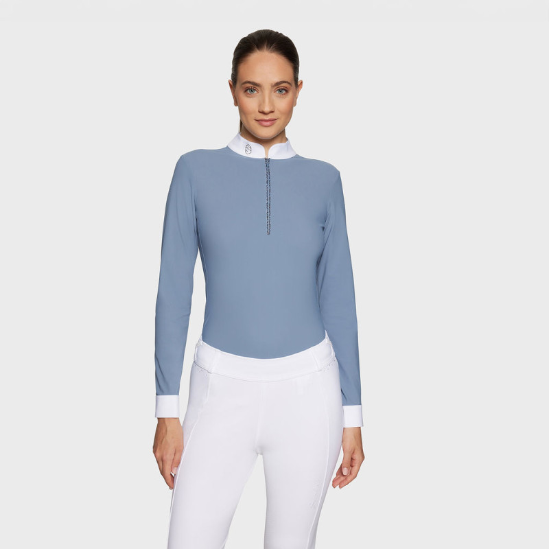 POLO CONCOURS MANCHES LONGUES ALOISE AW24 SAMSHIELD