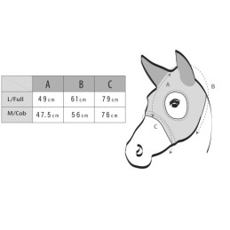 MASQUE TITANIUM SANS OREILLES NOIR LAMICELL