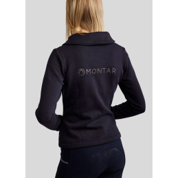 SWEAT ZIPPE MONAJA CRYSTAL LOGO MONTAR