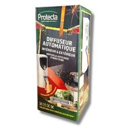 DIFFUSEUR A MOUCHE+AEROSOL VERT PROTECTA