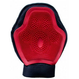 GANT DE PANSAGE DOUCHE ET LUSTRAGE ROUGE TDET