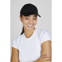 CASQUETTE PERFOREE NOIRE ATHLEISURE PIKEUR