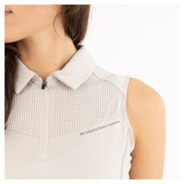 POLO ZIPPE SANS MANCHES ISA BR