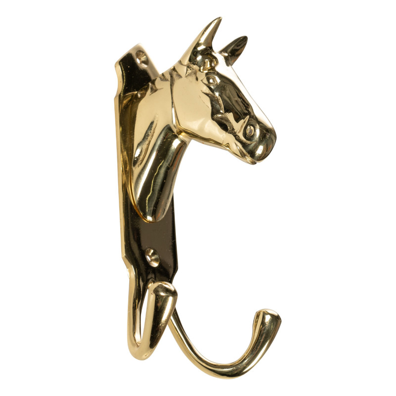 SUPPORT FER A CHEVAL LAITON 2 CROCHETS HKM