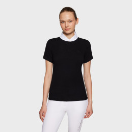 POLO CONCOURS MANCHES COURTES CARLOTTA SS25 SAMSHIELD