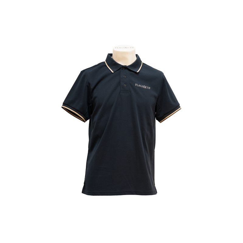 POLO MANCHES COURTES LUGANO FLAG'S&CUP