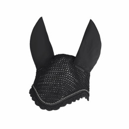 BONNET A MOUCHES PEARLS FULL NOIR PLATINUM 25