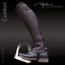 Mini chaps Dyon Comfort noir