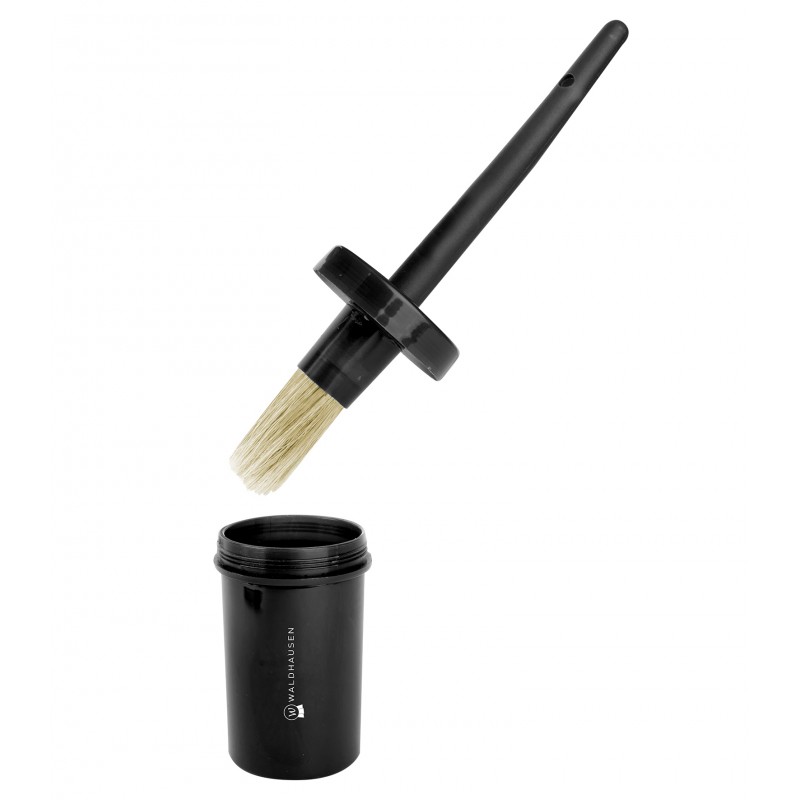 Pinceau fin avec pot plastique