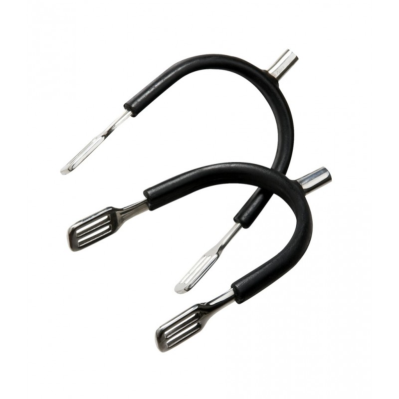 Eperons Feeling Prince de Galles inox caoutchouc