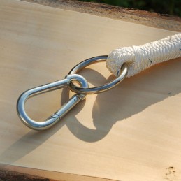 LONGE DE TRAVAIL 7M MOUSQUETON POMPIER BROCKAMP