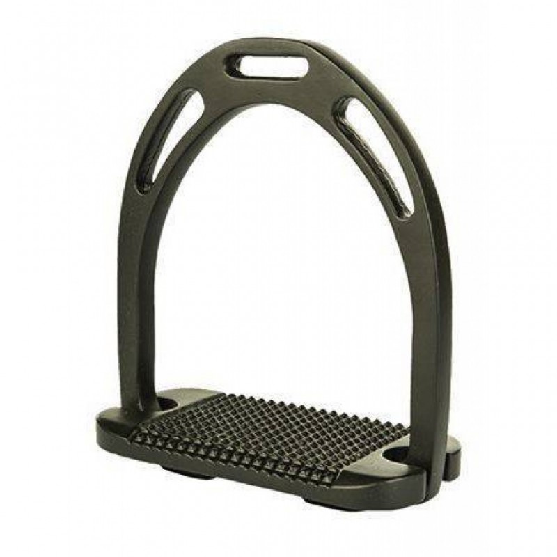 Etriers aluminium light noirs HKM