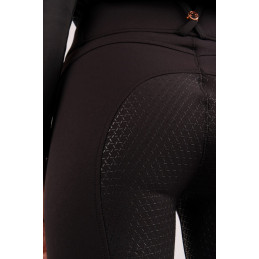 PANTALON MOLLY TAILLE HAUTE NOIR ROSEGOLD MONTAR