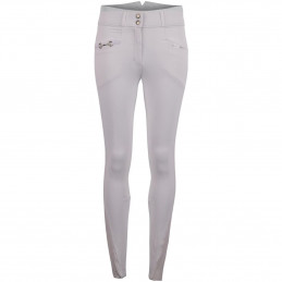 PANTALON MOLLY TAILLE HAUTE BLANC ROSEGOLD MONTAR
