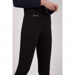PANTALON MOLLY TAILLE HAUTE NOIR ROSEGOLD MONTAR