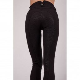 PANTALON MOLLY TAILLE HAUTE NOIR ROSEGOLD MONTAR