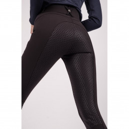 PANTALON MOLLY TAILLE HAUTE NOIR ROSEGOLD MONTAR