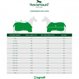 COUVERTURE HORSEWARE AMIGO 250G 1200D