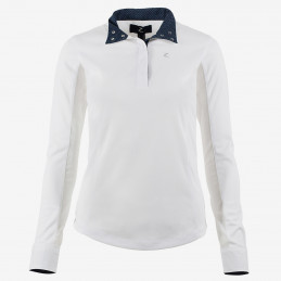 POLO DE CONCOURS BLANC HORZE