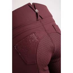 PANTALON LYDIA TAILLE HAUTE SEQUINS MONTAR