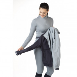 BLOUSON REVERSIBLE MONACO NAVY/SAUGE HKM