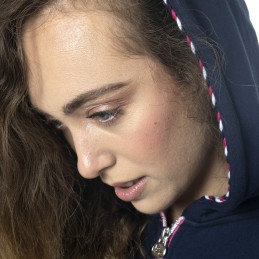 SWEAT ZIPPE DAME OBERA FLAG'S & CUP