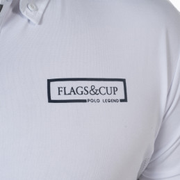 POLO CONCOURS ENFANT MANCHES COURTES COMODORO FLAG'S & CUP