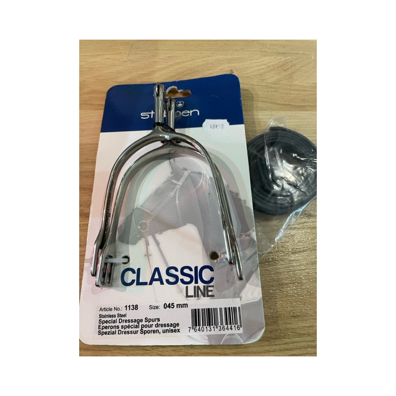 Eperon Dressage molette lisse 45mm STUBBEN