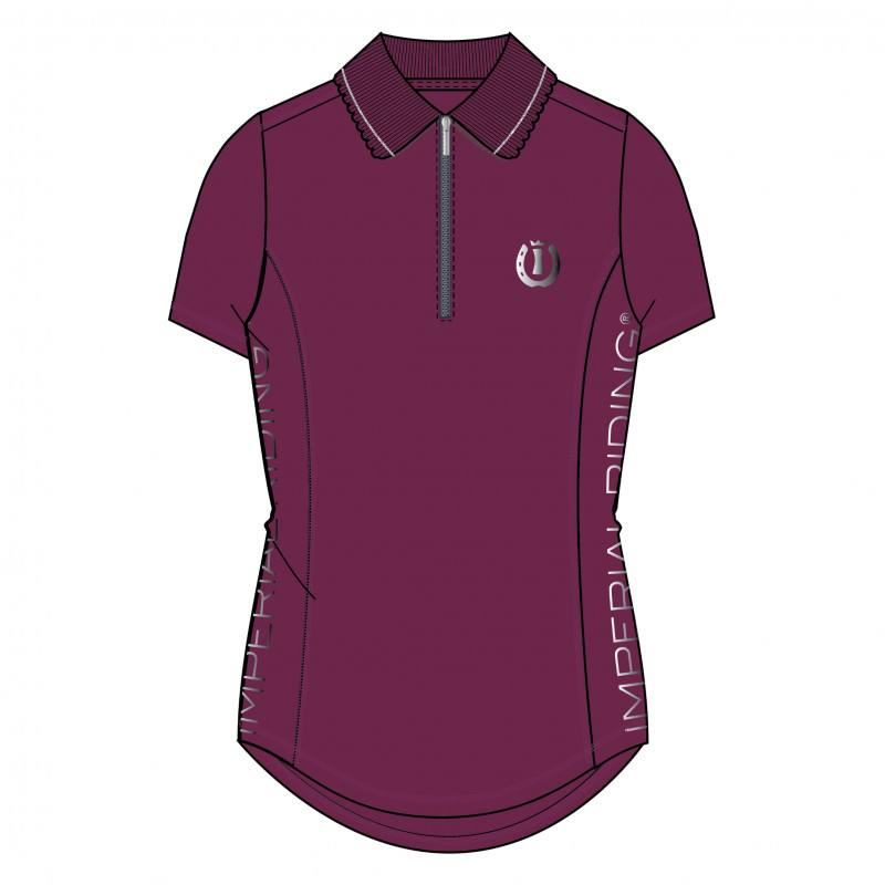 POLO MANCHES COURTES RUBY IMPERIAL RIDING