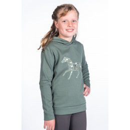 HOODIE JUDY VERT FONCE HKM