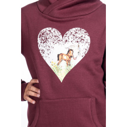 HOODIE DREAM TEAM BORDEAUX HKM
