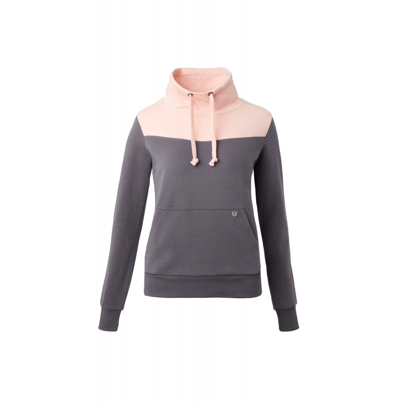HOODIE JADE ROSE ET GRIS HORZE